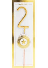 WDC - 2 MINI - Gold / White - Gold piece - Wondercandle® mini