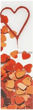 WDC - Heart - Red - Confetti - Wondercandle® classic