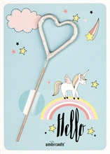 WDC - Hello unicorn - Blue - Mini Wondercard