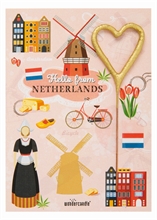 WDC - Hello from NETHERLANDS - Mini Wondercard