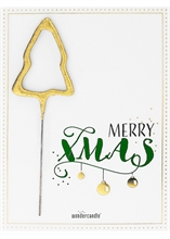 WDC - Merry XMAS - White / Green - Mini Wondercard