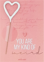 WDC - You are my kind of weird - Pink - Mini Wondercard