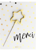 WDC - Merci - Gold & Dots - Mini Wondercard