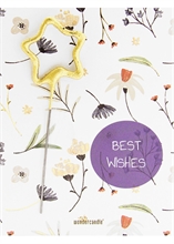 WDC - Best Wishes - Wild Flowers - Mini Wondercard