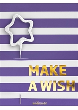 WDC - Make a Wish - Stripes - Mini Wondercard