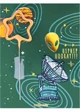 WDC - Hiphip Hooray - Astronaut - Mini Wondercard