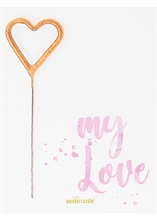 WDC - My Love - Watercolor - Mini Wondercard