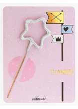 WDC - Thanks - Pink / Gold - Ssparkles - Mini Wondercard