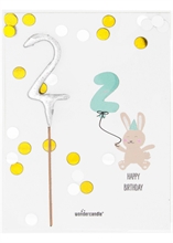 WDC - 2 - Baby Birthday - Confetti - Mini Wondercard