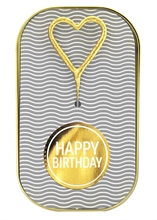 WDC - Happy Birthday - Grey - Wondercake