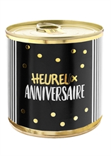 WDC - Heureux Anniversaire - Black / Gold - Brownie - Cancake