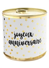 WDC - Joyeux anniversaire - Gold dots - Lemon Cake - Cancake