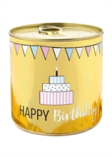 WDC - Happy Birthday - Gold Sparkles - Brownie - Cancake