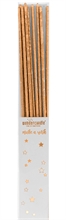 WDC - Set of 10 - Make a Wish - Rose Gold - sparklers - 30cm