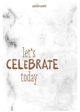 WDC - Let's celebrate XL - Postcard Marble Edition